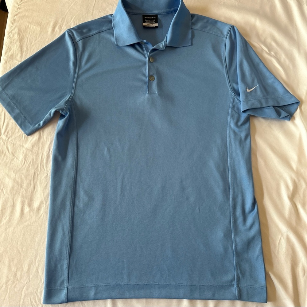 Nike Men's Light Blue Golf Polo Shirt